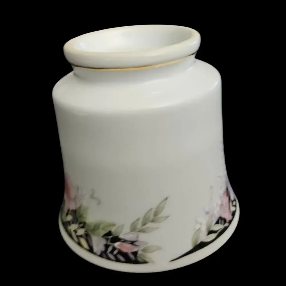 Imperial’s Fine China Universal Floral Cup & Saucer Pink Purple Flowers Set of 3